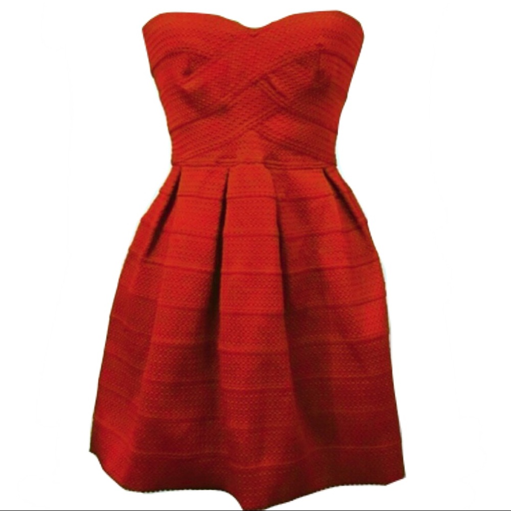 Sans Souci textured fit & flare mini dress - Picture 2 of 8